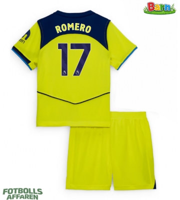 Tottenham Hotspur Cristian Romero #17 Tredjeställ Barn 2025-26 Kortärmad (+ Korta byxor)